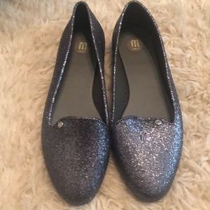 Melissa glitter flats